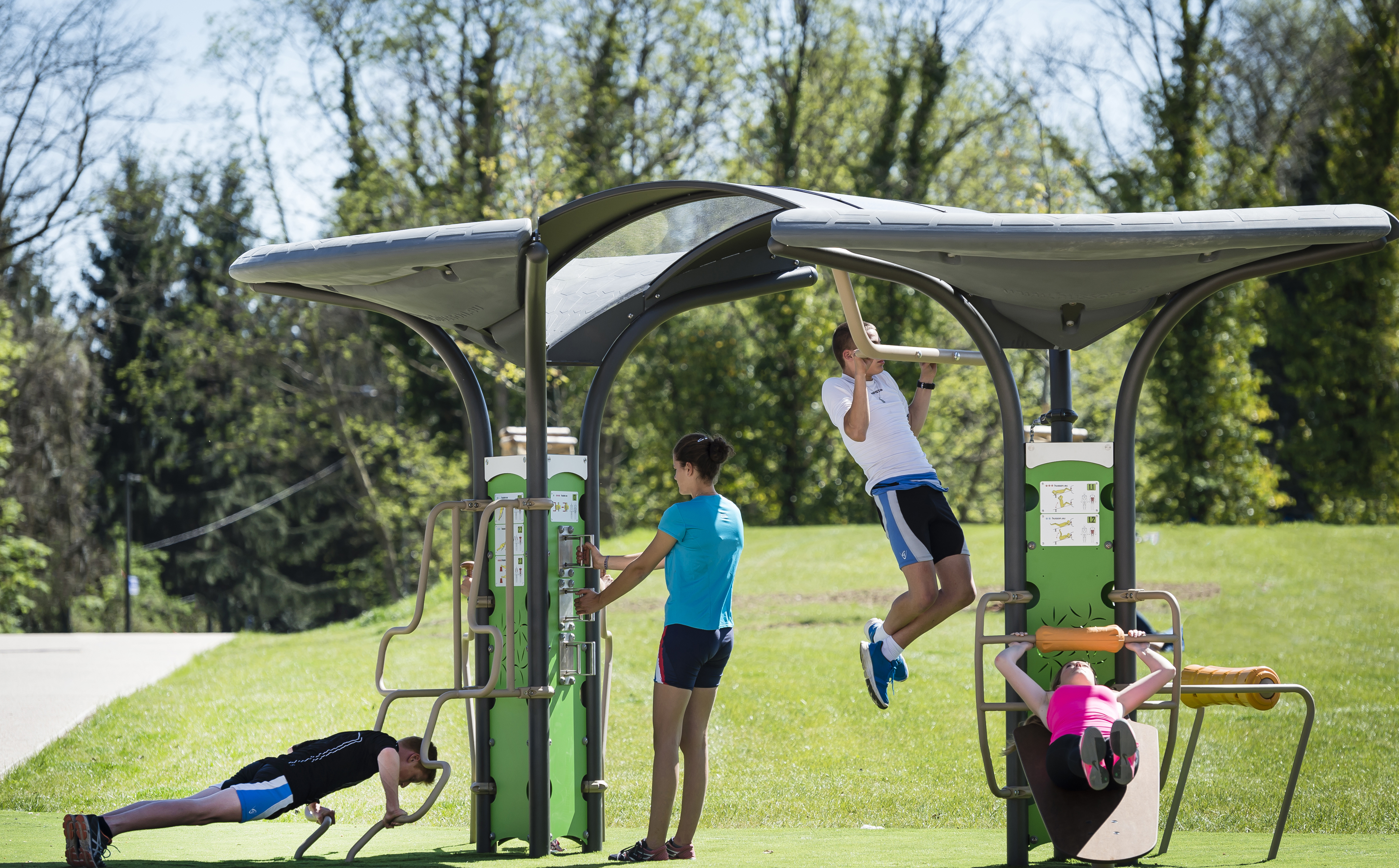 Espalier de musculation en plein air pour parc de street workout - Maires