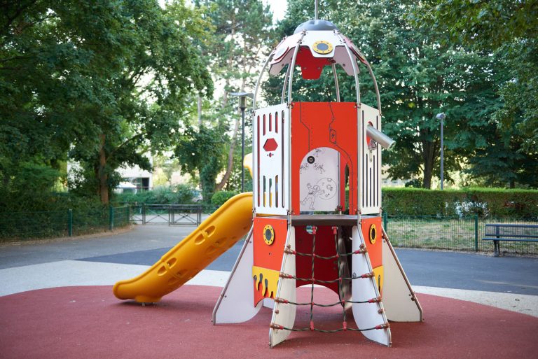Toboggan Fusée Pour Enfants – Premier Toboggan Ludique Et Sécurisé – Dès 2 Ans